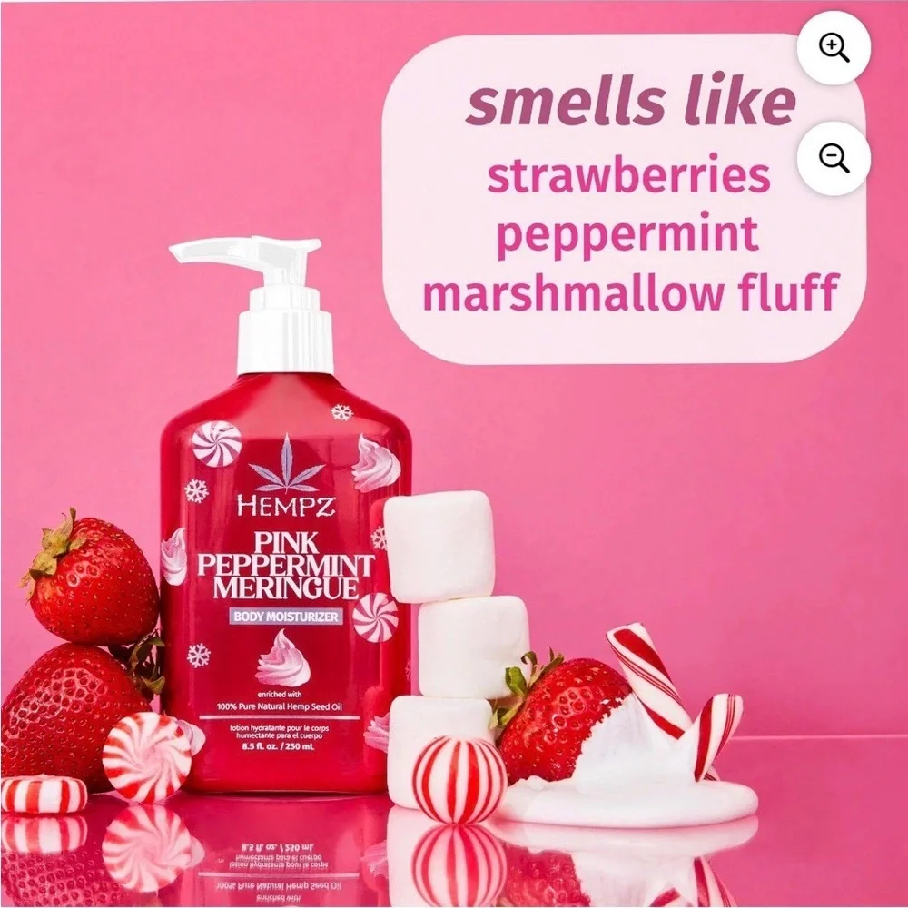 Hempz LE: Pink Peppermint Meringue & Spiced Pumpkin Pie Body Moisturizer 2025